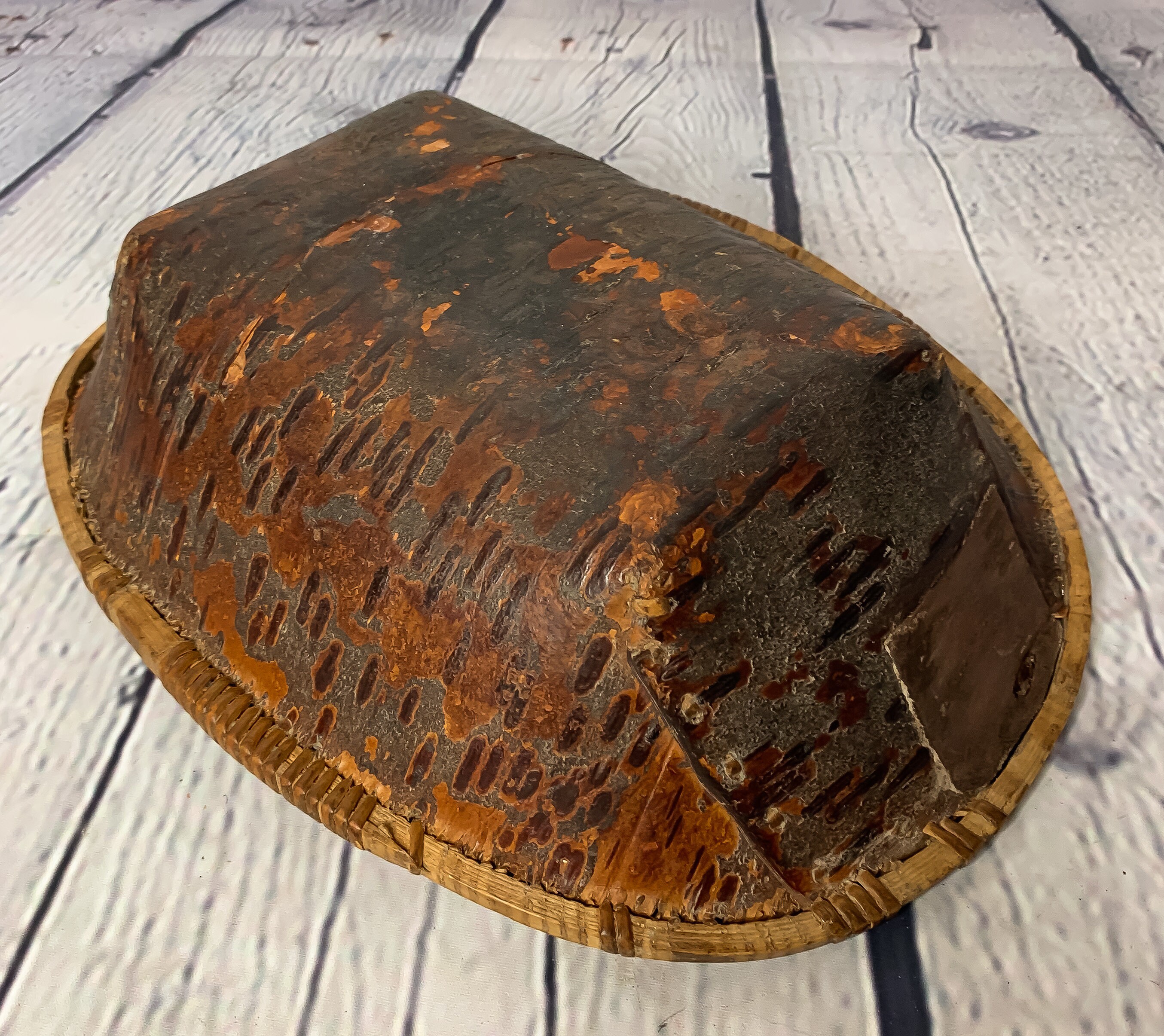 Antique native American Birch bark bowl. Old birch bark Etsy