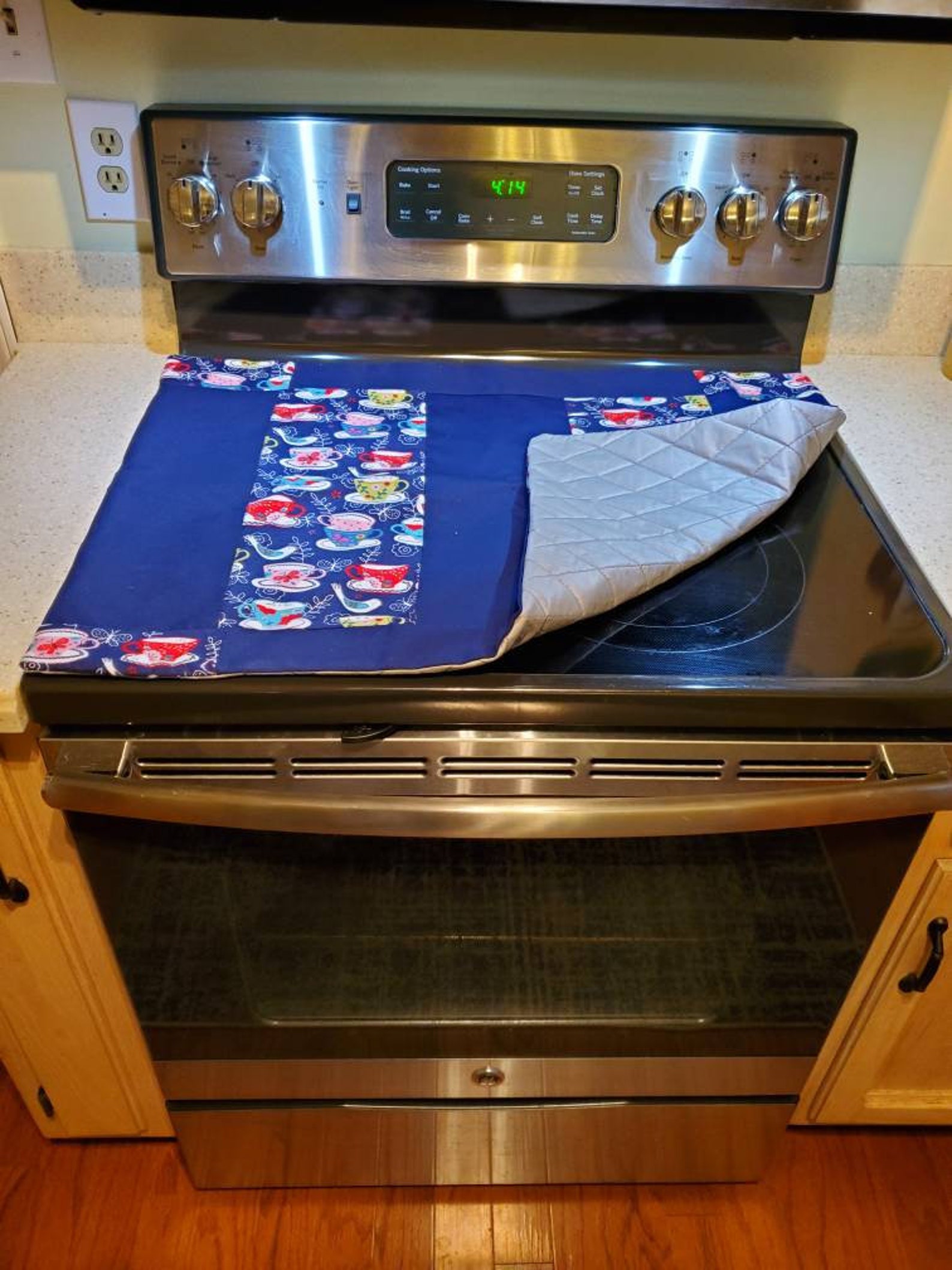Fabric electric stove top cover. Stove protector range Etsy