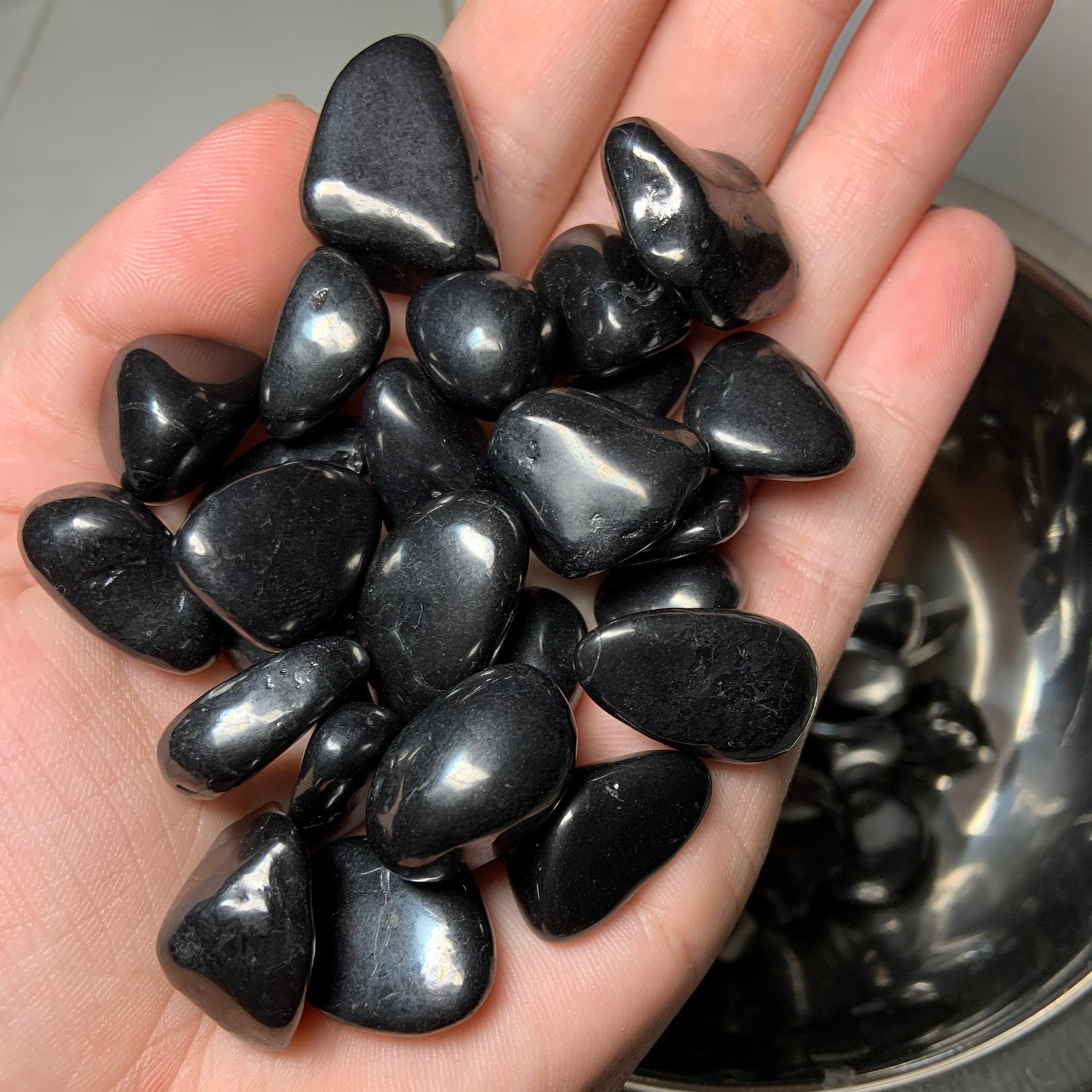 Shungite Black Shungite Shungite Crystal Black Shungite Etsy