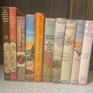 Choice. Book w Dust Jackets. Books with Real Book Covers. Dust Jacket, Colorful Original Covers on Original Kids&#39; Classics. Some 1st edition