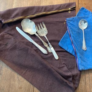 Silverware Storage Bag. Assorted Bags. Choice.  Vintage Silverware Bags.