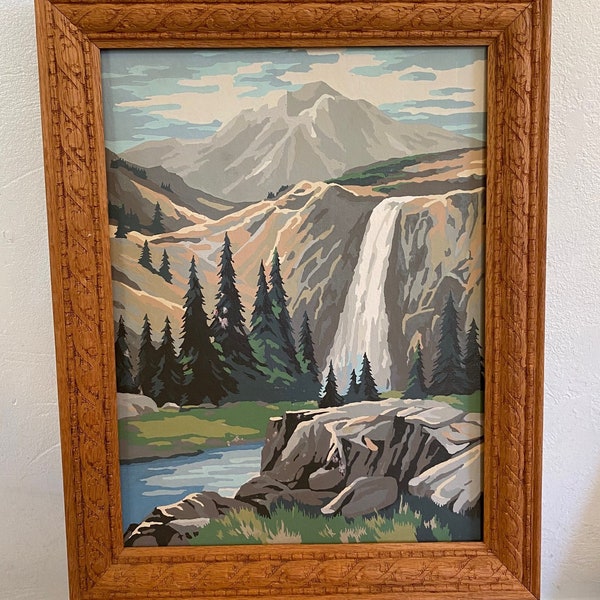 Vintage Paint by Number Etsy