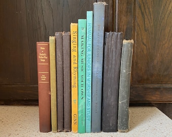 Music Book. Vintage Musical Books. Hymnals, Male Quartet Book, Youth, Child Music Books. Old Collectible Hardbacks. Choice.