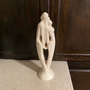 Gorgeous MCM Lovers Figurine. Smooth Ceramic Haeger Pair Lovers. Male Female Statue/Figurine.  MCM Lovers