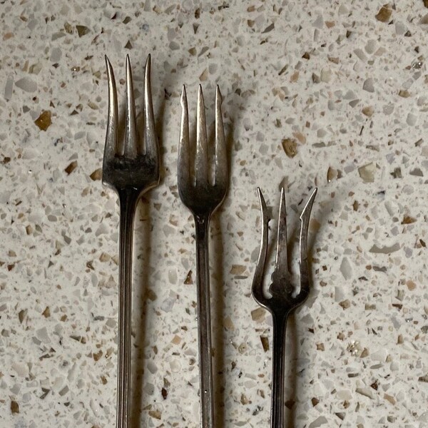 Appetizer Forks Etsy