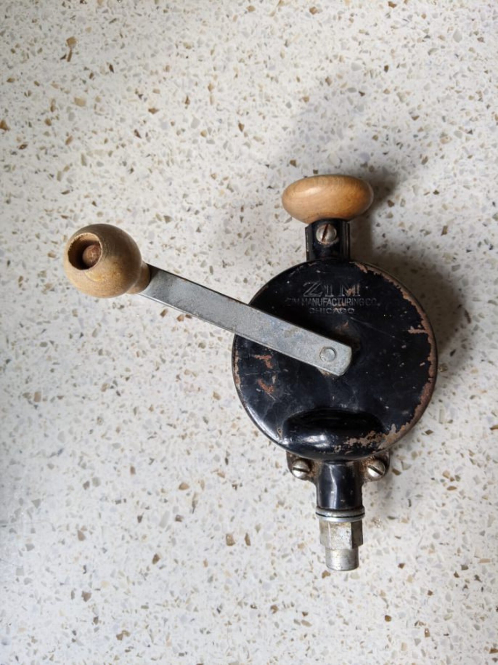 Valve Grinder. ZIM Manufacturing Hand Tool. Wood Metal Small Etsy