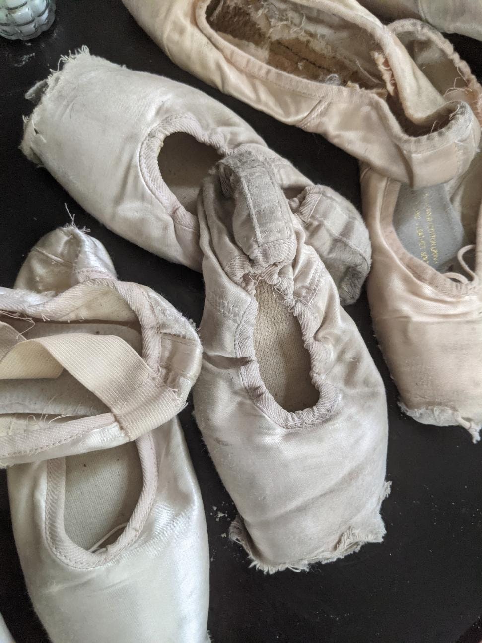 Pair Pointe Shoes No Ribbon. Dead Pointe Shoes. Craft Pointe Etsy