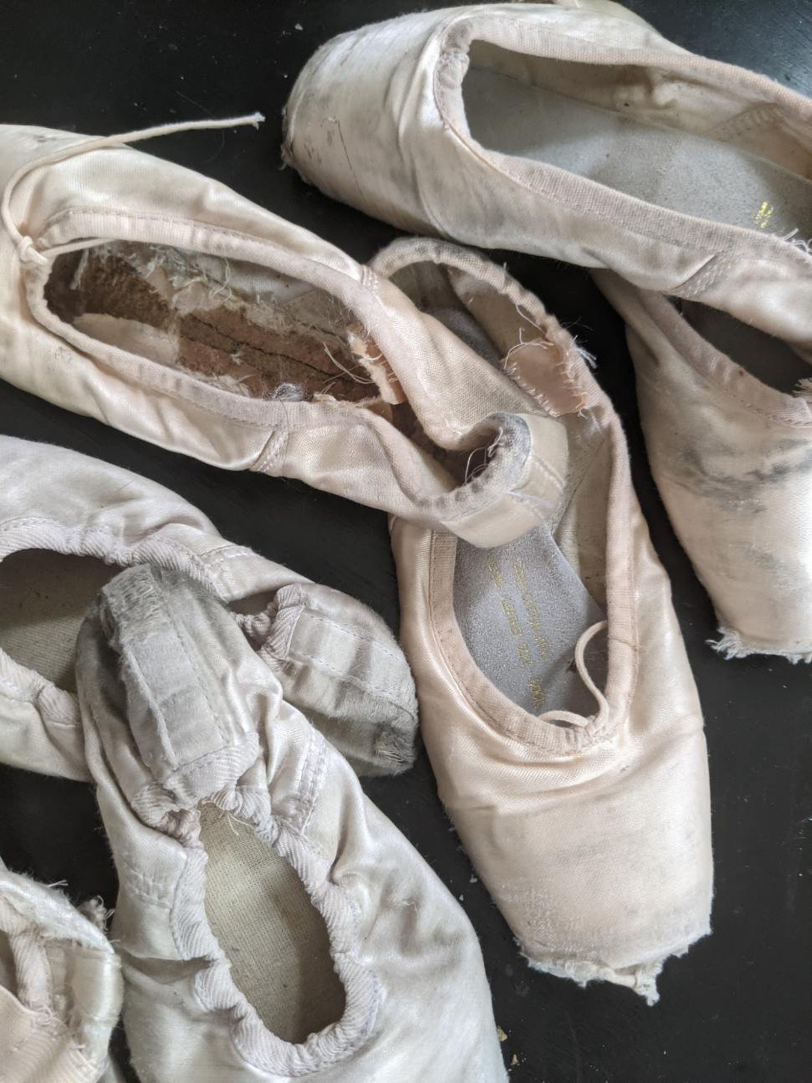 Pair Pointe Shoes No Ribbon. Dead Pointe Shoes. Craft Pointe Etsy