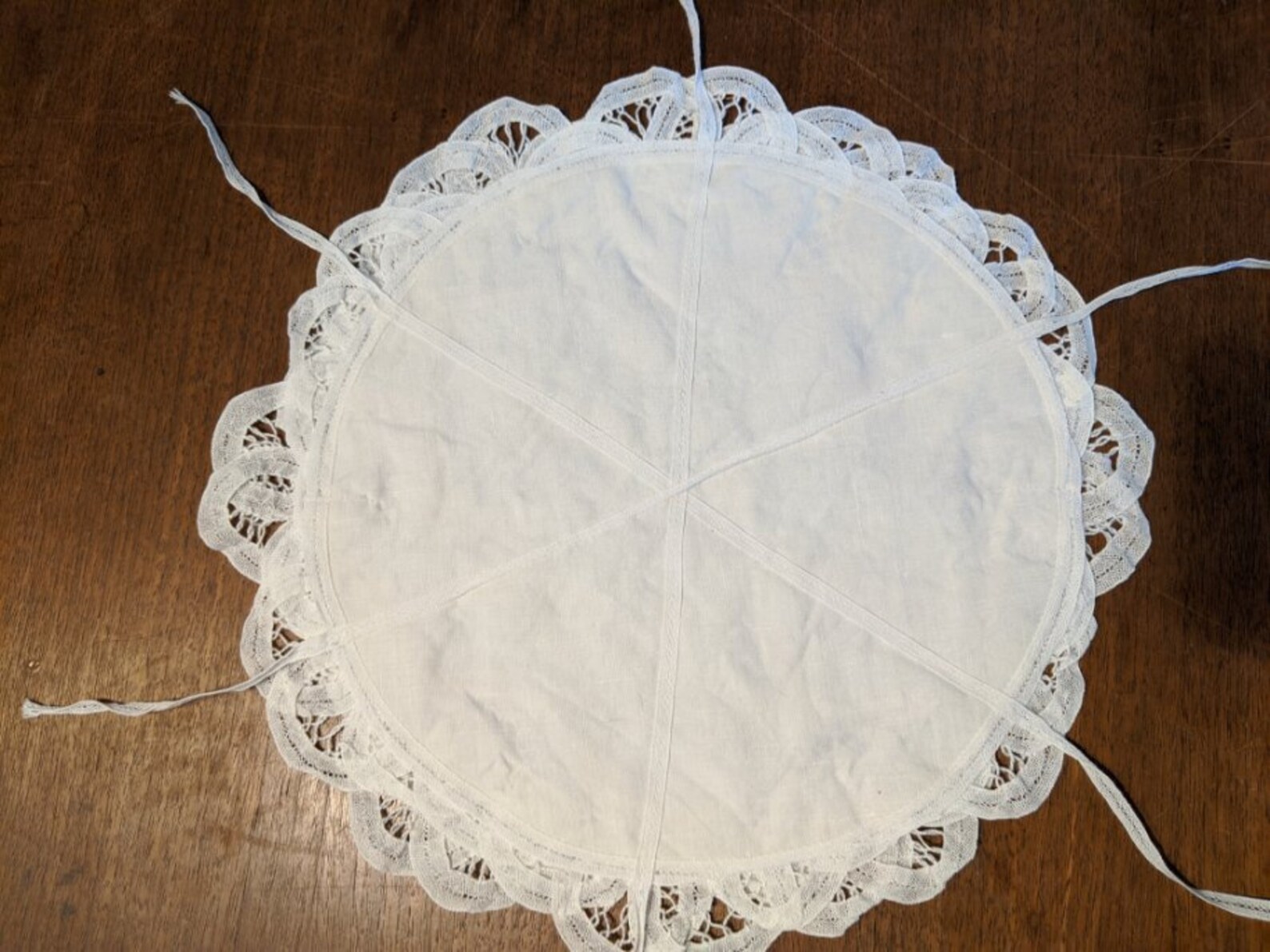 Ornate Bread Cloth. Belgian White Bread Cover. Lace Bread Etsy