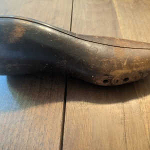 Wood Shoe Mold Form. Antique Shoe Stretcher/Mold. Baby Announcement. Graduation, Moving, Nursery, Mantle Decor. Gender Baby Announcement