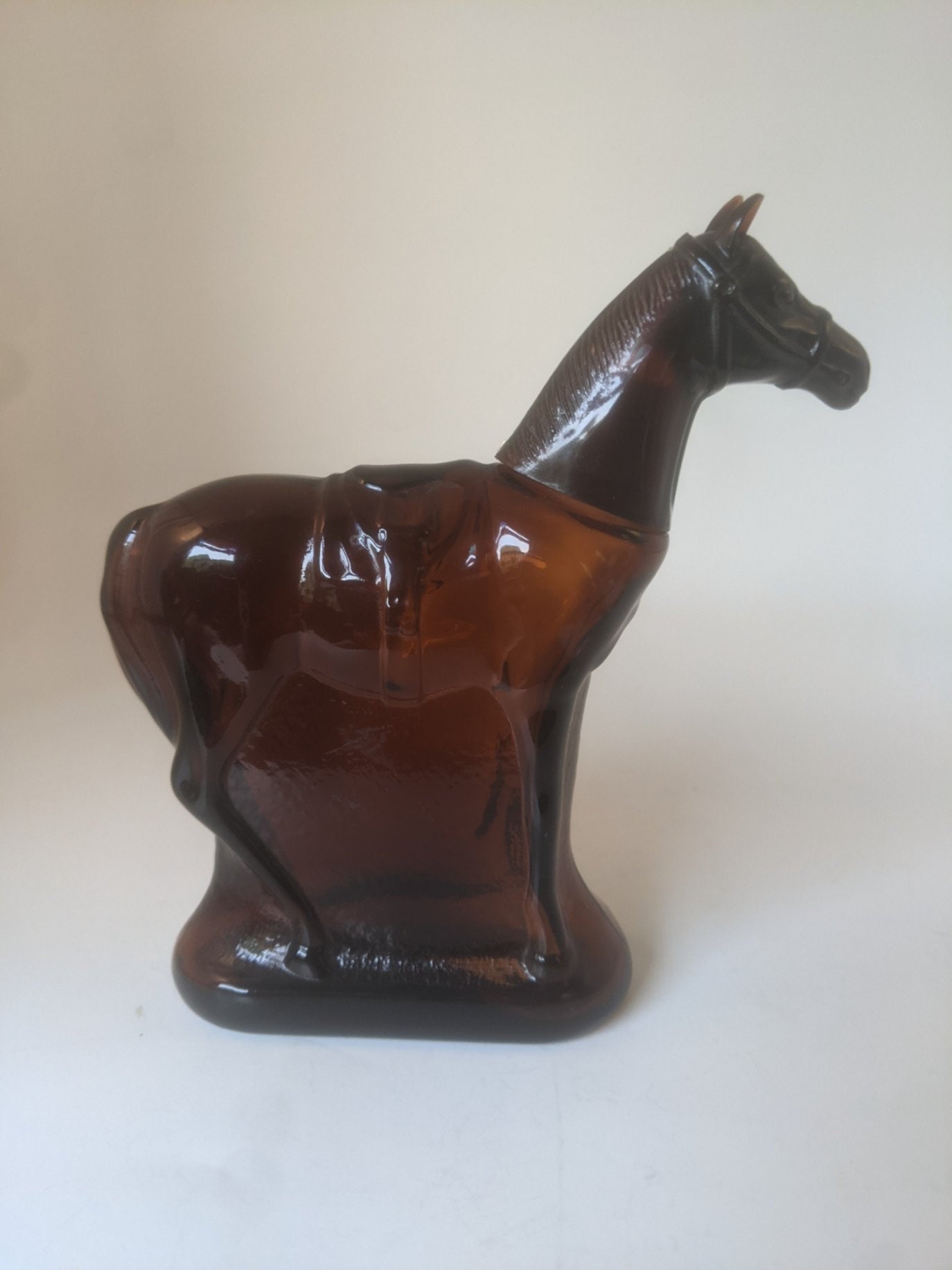 Avon Horse Bottle. Glass Standing Horse. Collectible Wild Etsy