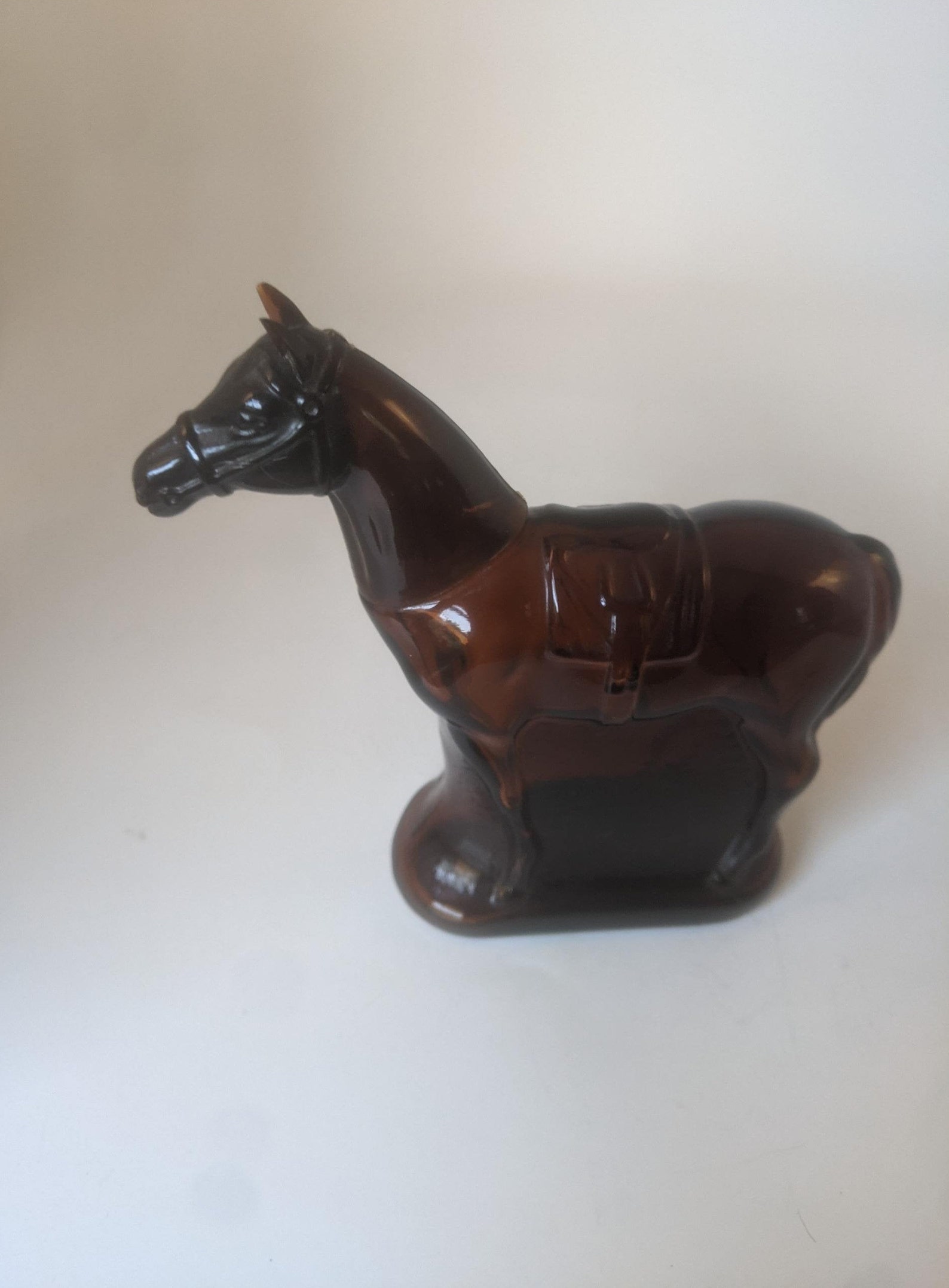 Avon Horse Bottle. Glass Standing Horse. Collectible Wild Etsy