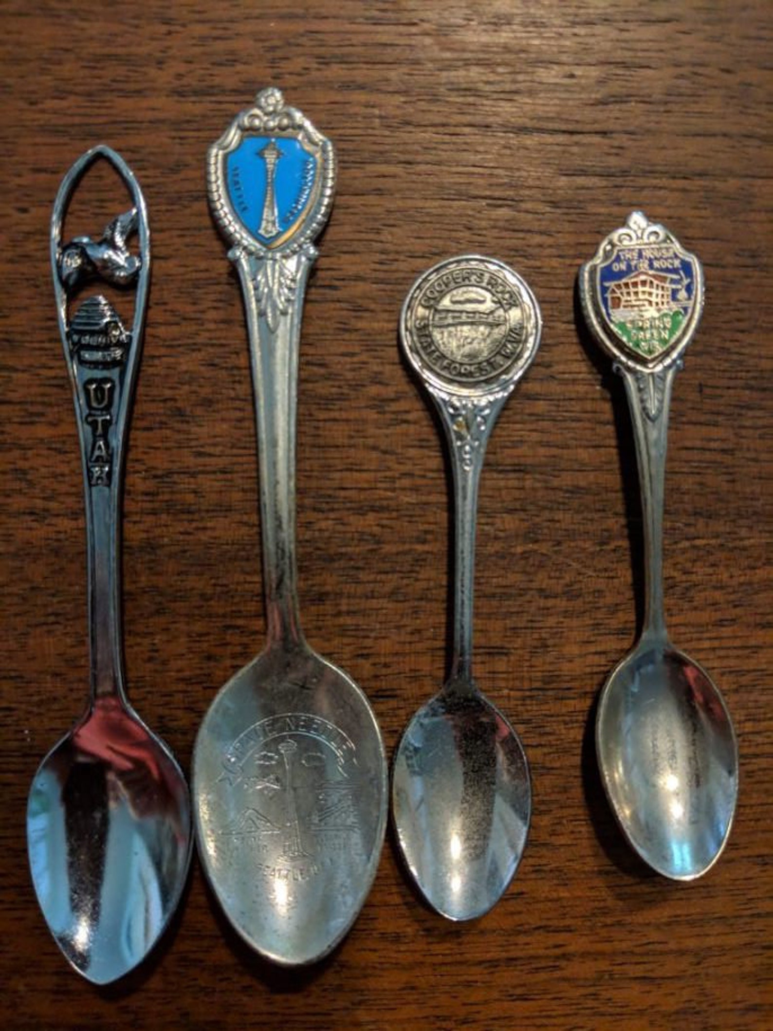 State Spoons Idaho Iowa Kansas Louisiana. Souvenir State Etsy