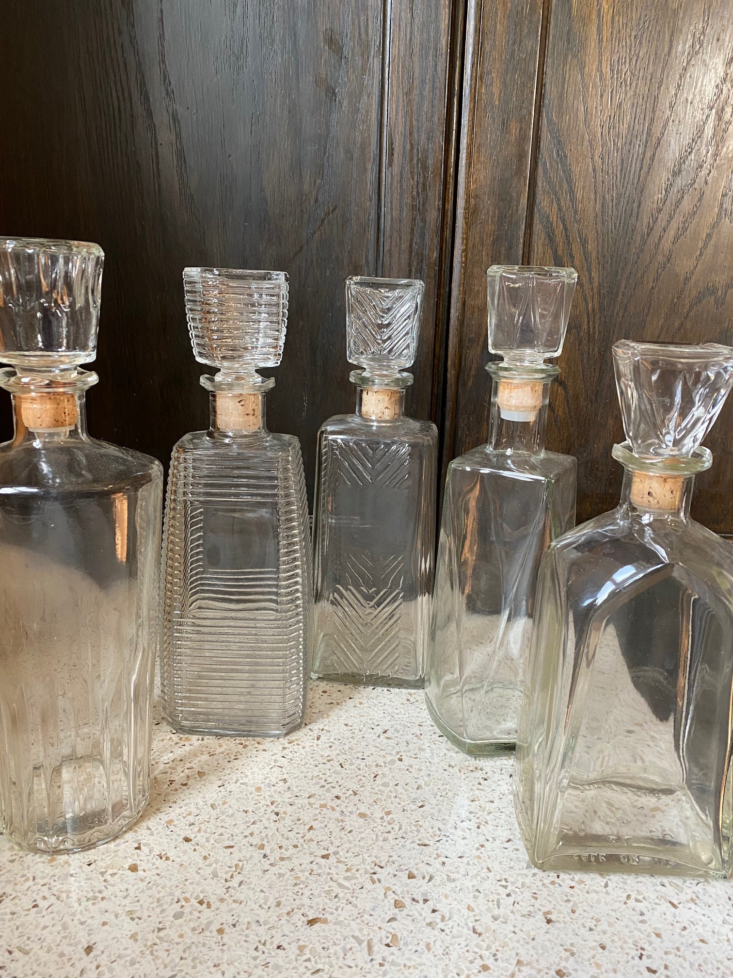 Mcm Glass Decanter - Etsy Canada