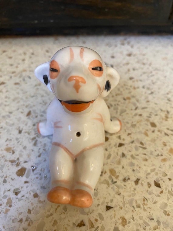 Bonzo Dog Figurine. Studdy Dog Figurine. Antique Cartoon Character