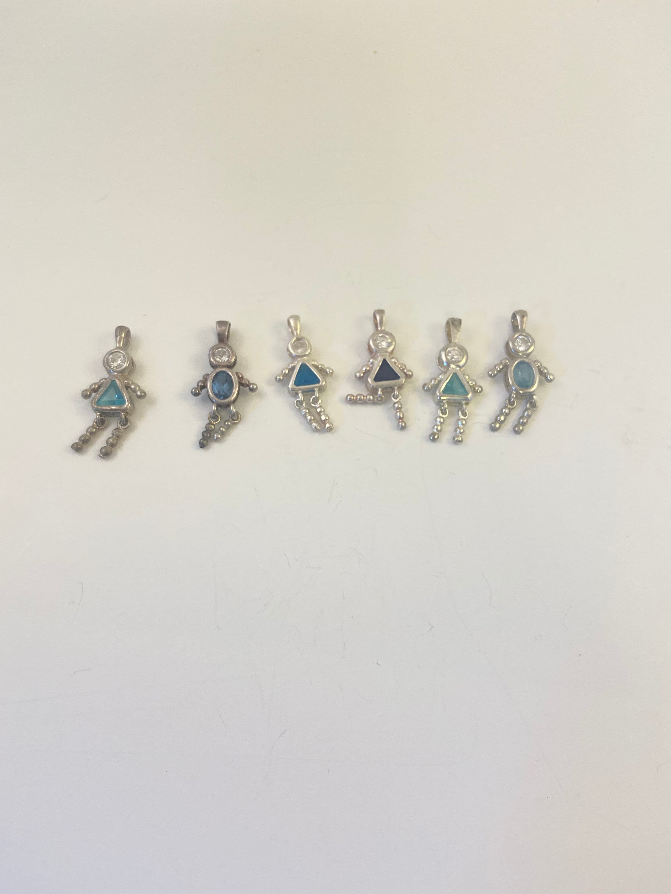 Ciondolo Con Pietra Preziosa Per Catena A Maglie, Argento Sterling 925, Placcato Oro Giallo, Pendente A Catena Con Pietre Preziose, Zirconi Di Granato Opale Peridoto - Italia - Foto 4