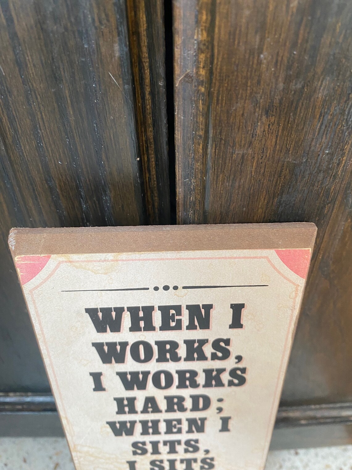 Fun Think Sign Funny Work Sign. Funny Think Sign. Funny Sit Sign. Abbey Press Vintage ...