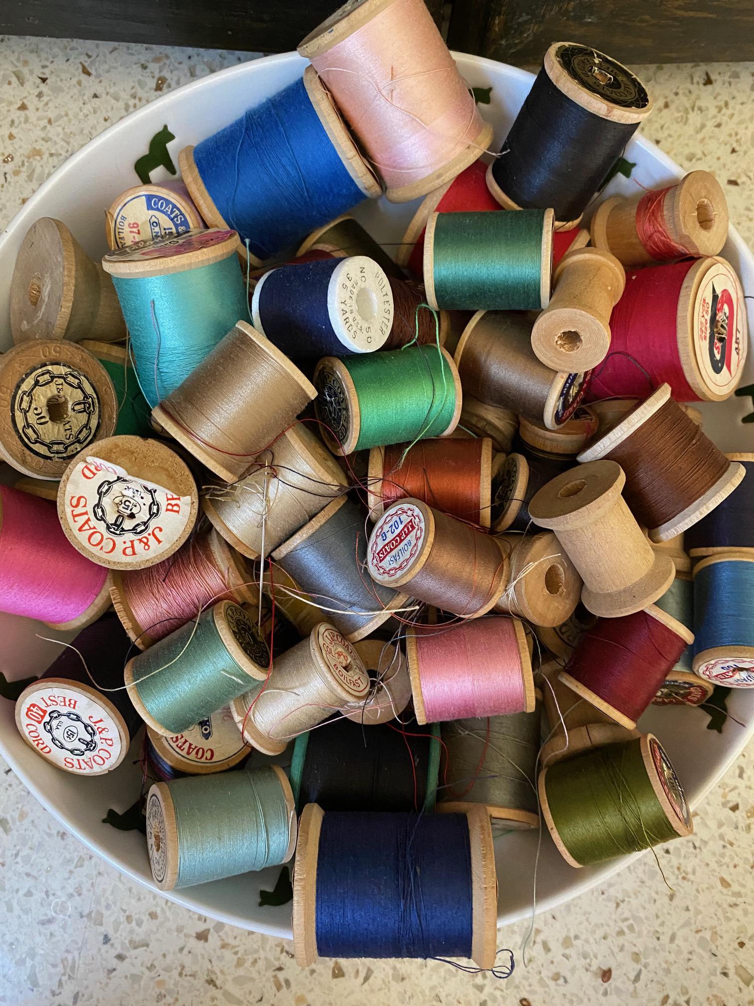 アンティーク糸巻き イギリスアンティーク 糸巻き ENGLAND antique Mending 糸巻き 台紙付