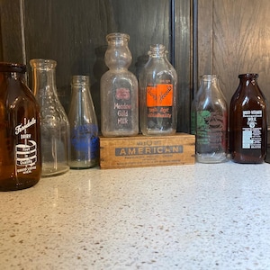 Antique milk bottles - Etsy 日本