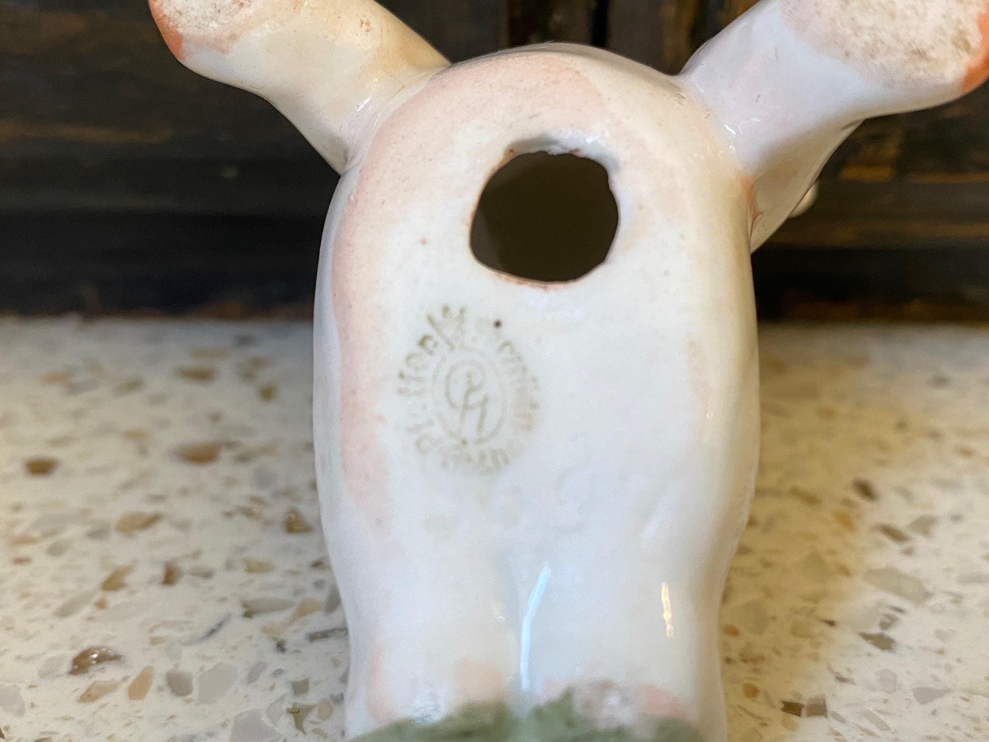 Bonzo Dog Figurine. Studdy Dog Figurine. Antique Cartoon Character