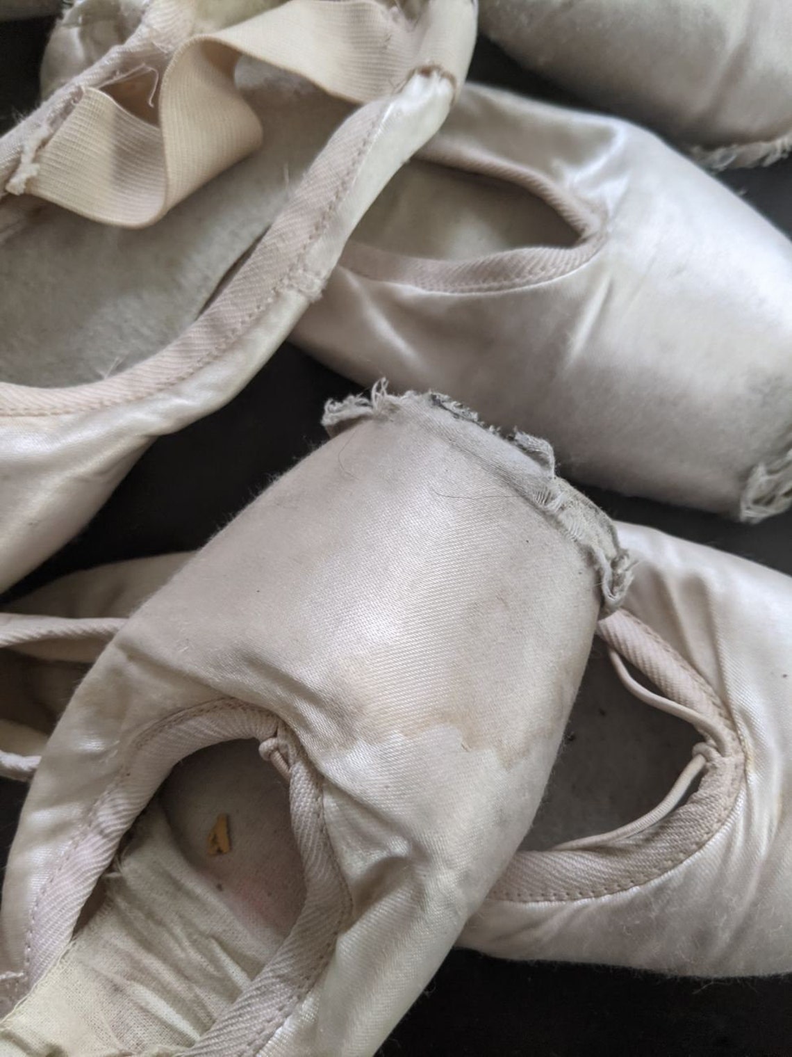 Pair Pointe Shoes No Ribbon. Dead Pointe Shoes. Craft Pointe Etsy