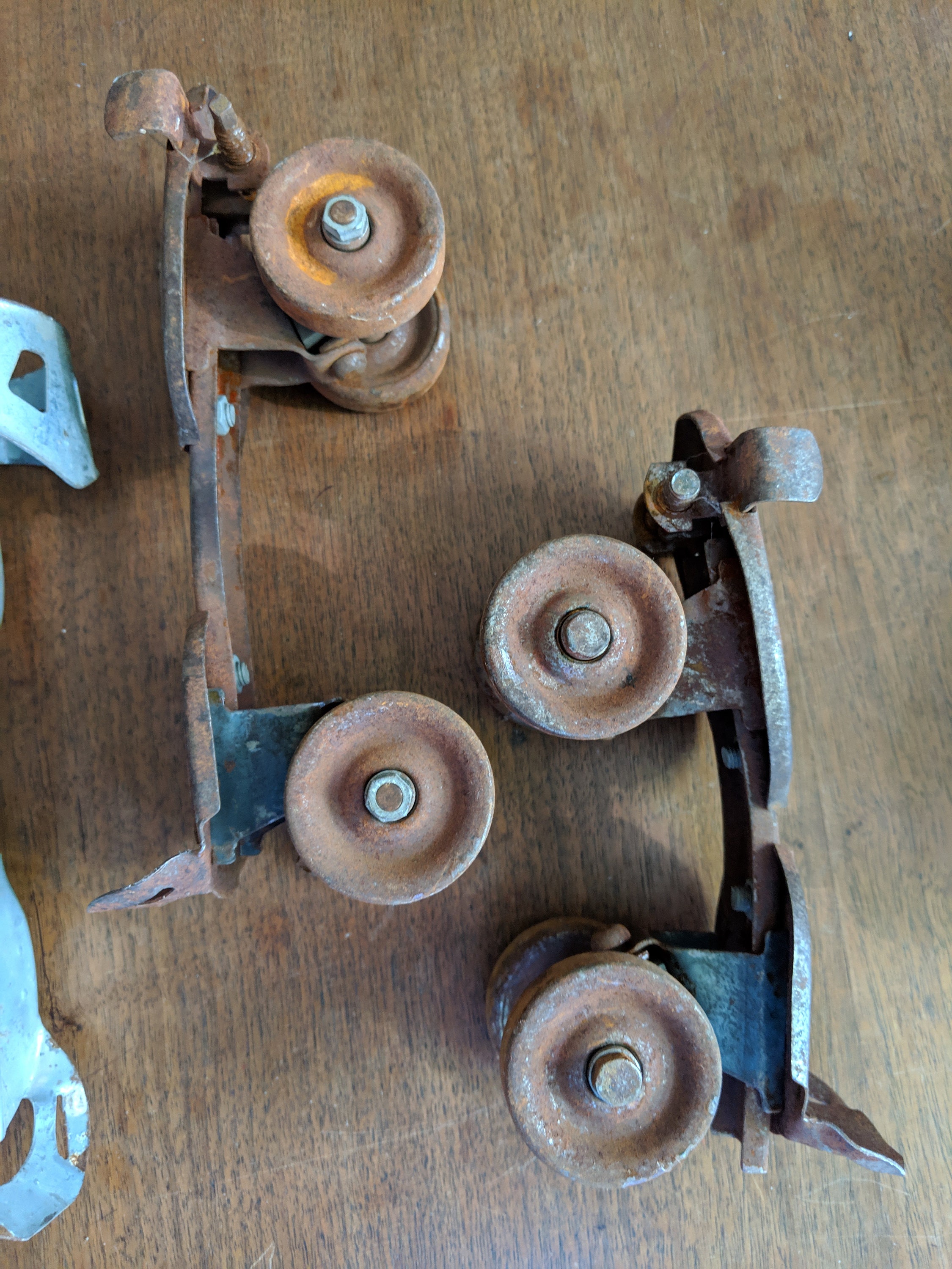 Antique Roller Skates. Clip on Skates. Vintage Metal Skates. Etsy