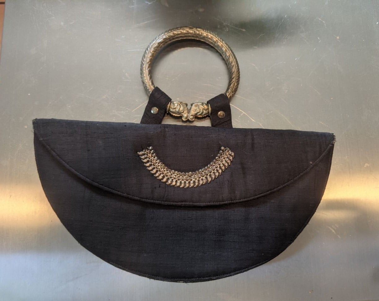 Luxury Designer Half Moon Heart-Shaped Handbag Women Evening