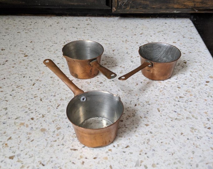 1 Mini Copper Pot. Sugar Copper Pans. Hot Chocolate Pan. Etsy