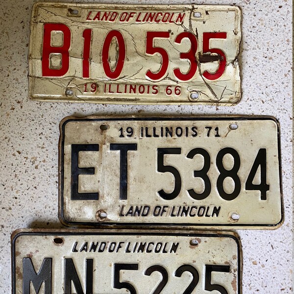 Old License Plate Etsy