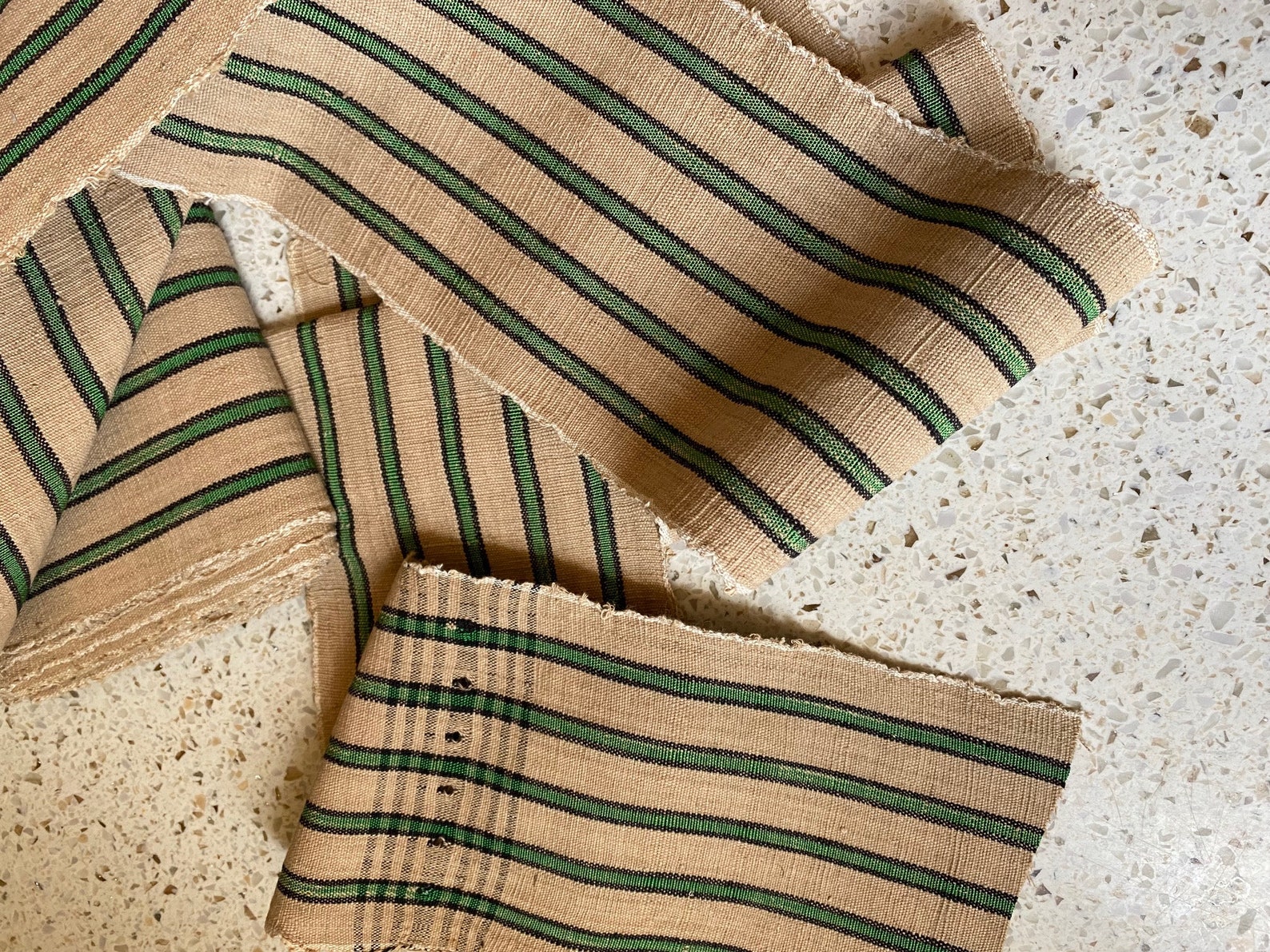 Chair Webbing. Upholstery Webbing. Vintage Ticking. Green | Etsy