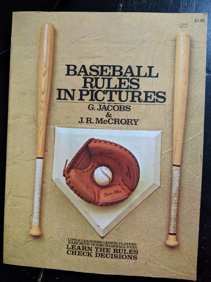 Illustrated Baseball Rules in Pictures. Illustrated Baseball Etsy