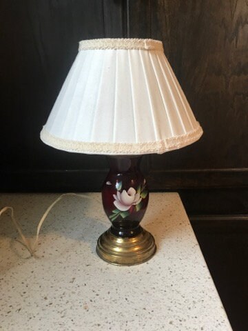 Red and gold lamp deals