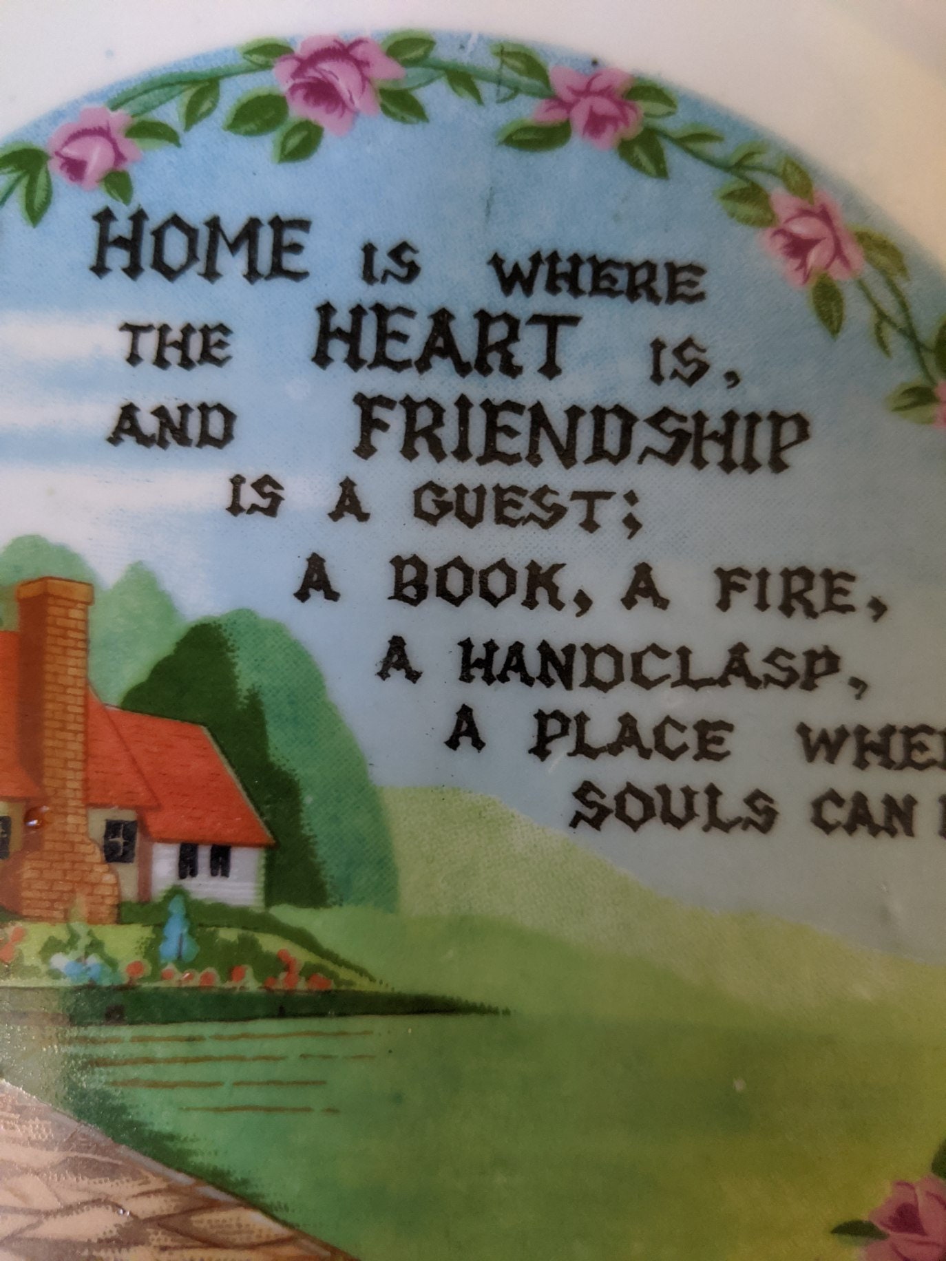 SammlerStück in Home Gedicht Platte. Dekorative Wandplatte. | Etsy