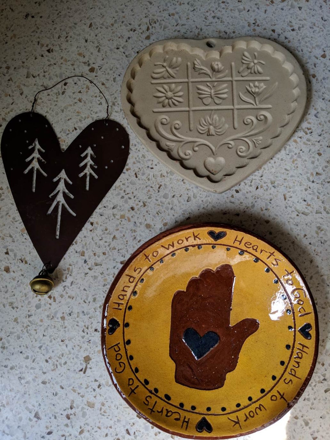 Vintage Wall Heart. Vintage Heart Decor. Metal Heart. Cookie Cutter