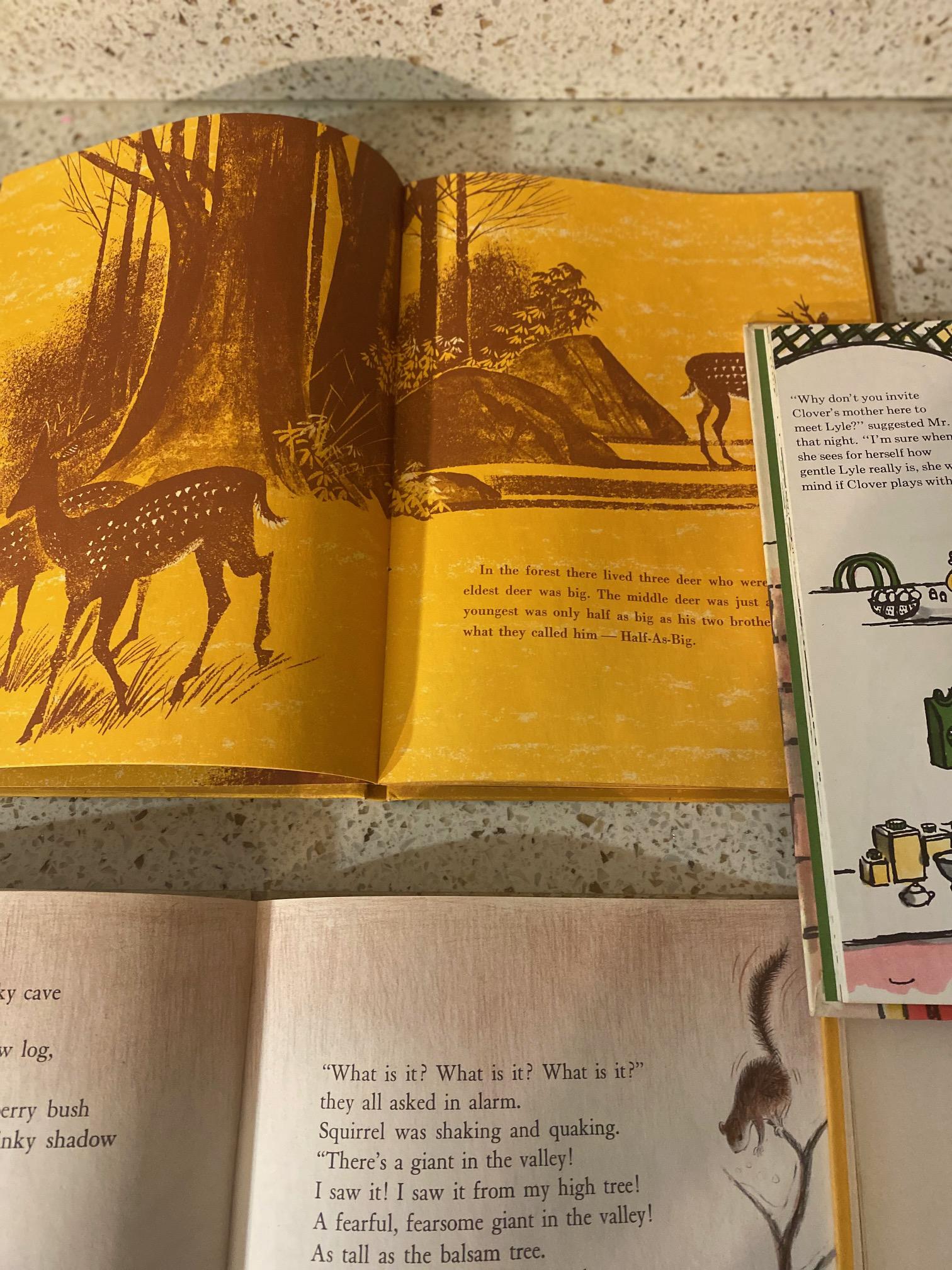 週刊読書本。60年代の子供向け絵本。50年代の大型幼児向けコレクターズ