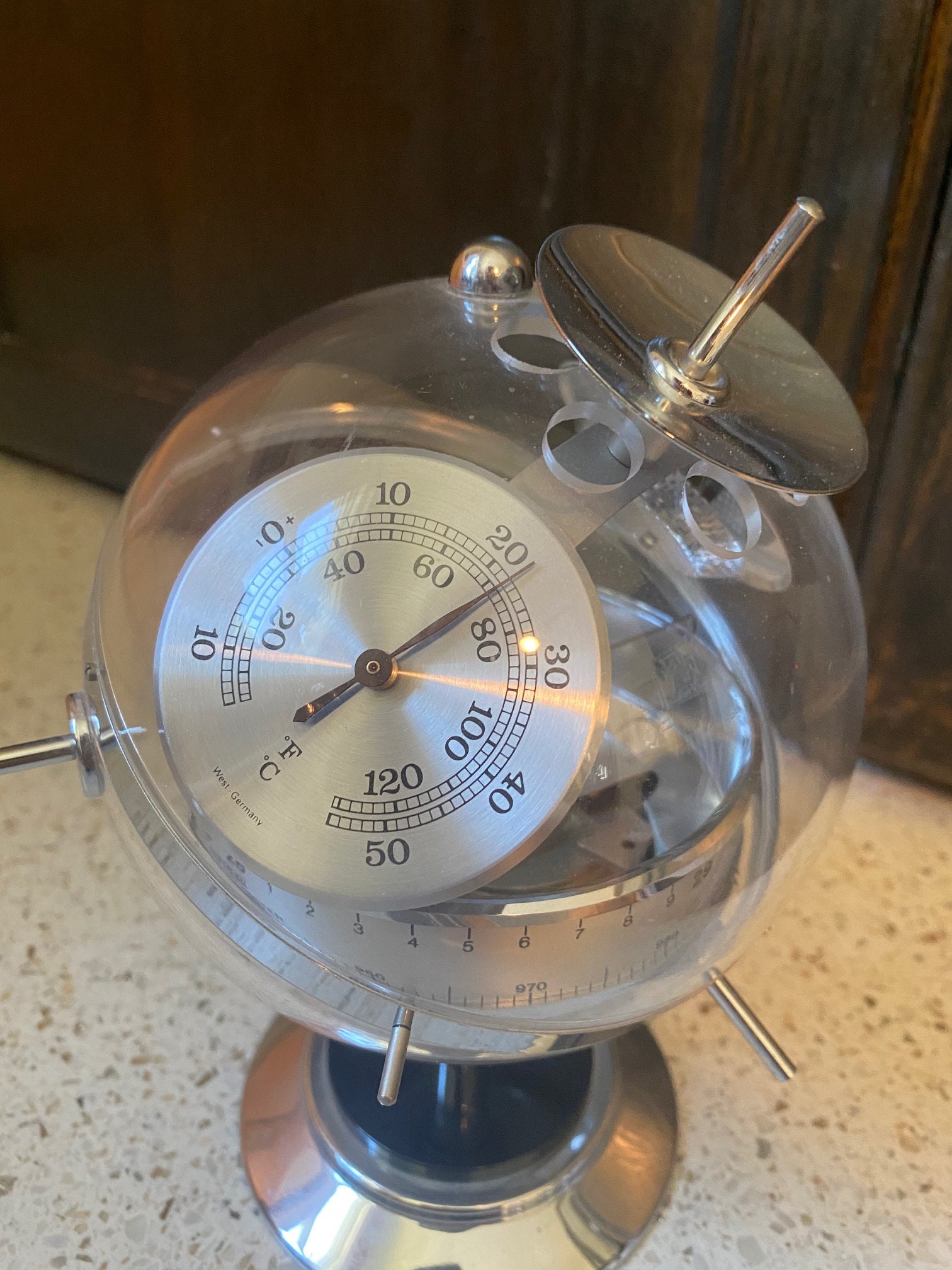 Sputnik German Barometer. Free Standing Sputnik Weather Etsy