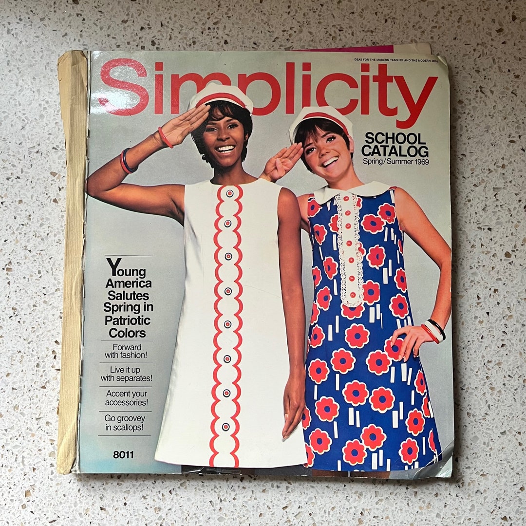 Original 60s Pattern Catalog. 1969 Simplicity School Catalog. Etsy