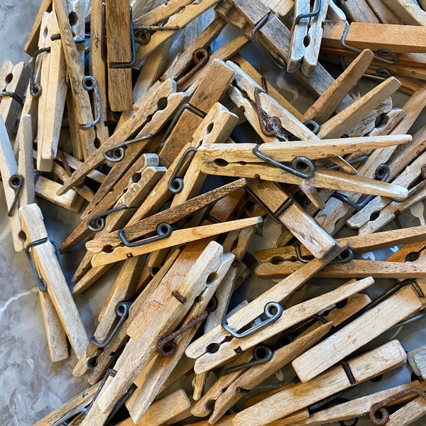 Old Clothespins - Etsy