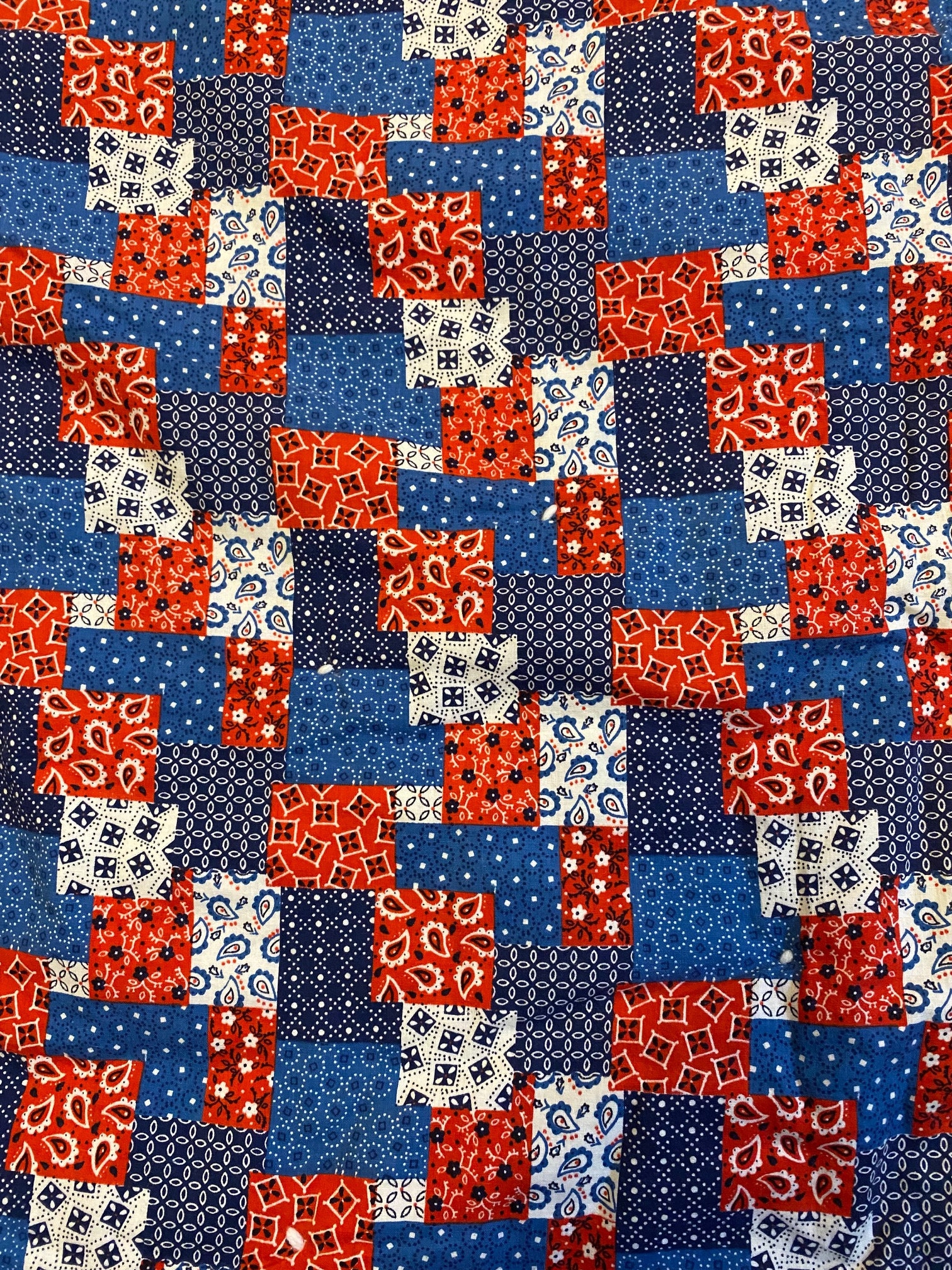 Retro Faux Quilt. Faux Patch Quilt. Hippie Boho 60s 70s Faux Etsy