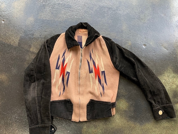La Azteca Sport Jacket Native American 1930s Chima