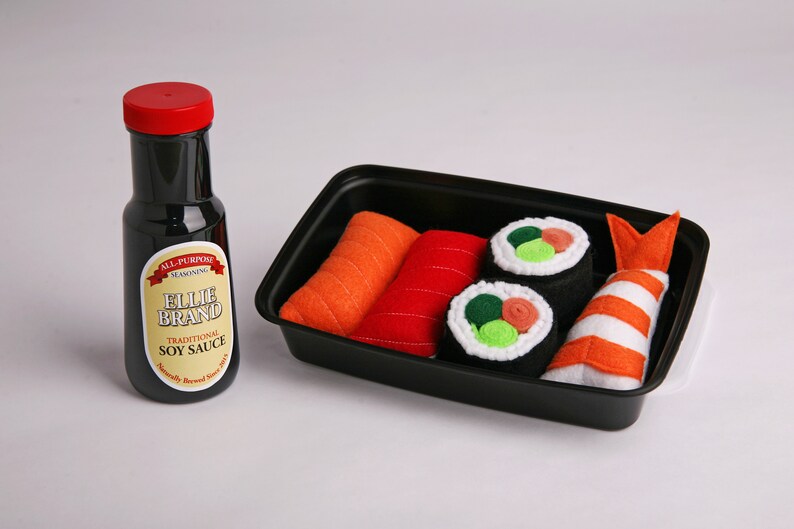 Personalized Felt Sushi Set Felt Food Toy Play Sushi And Etsy