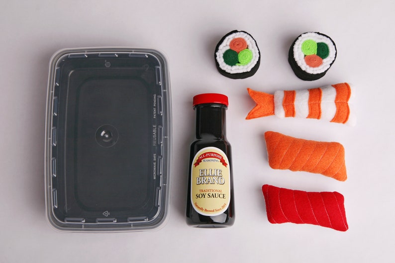 personalized sushi set