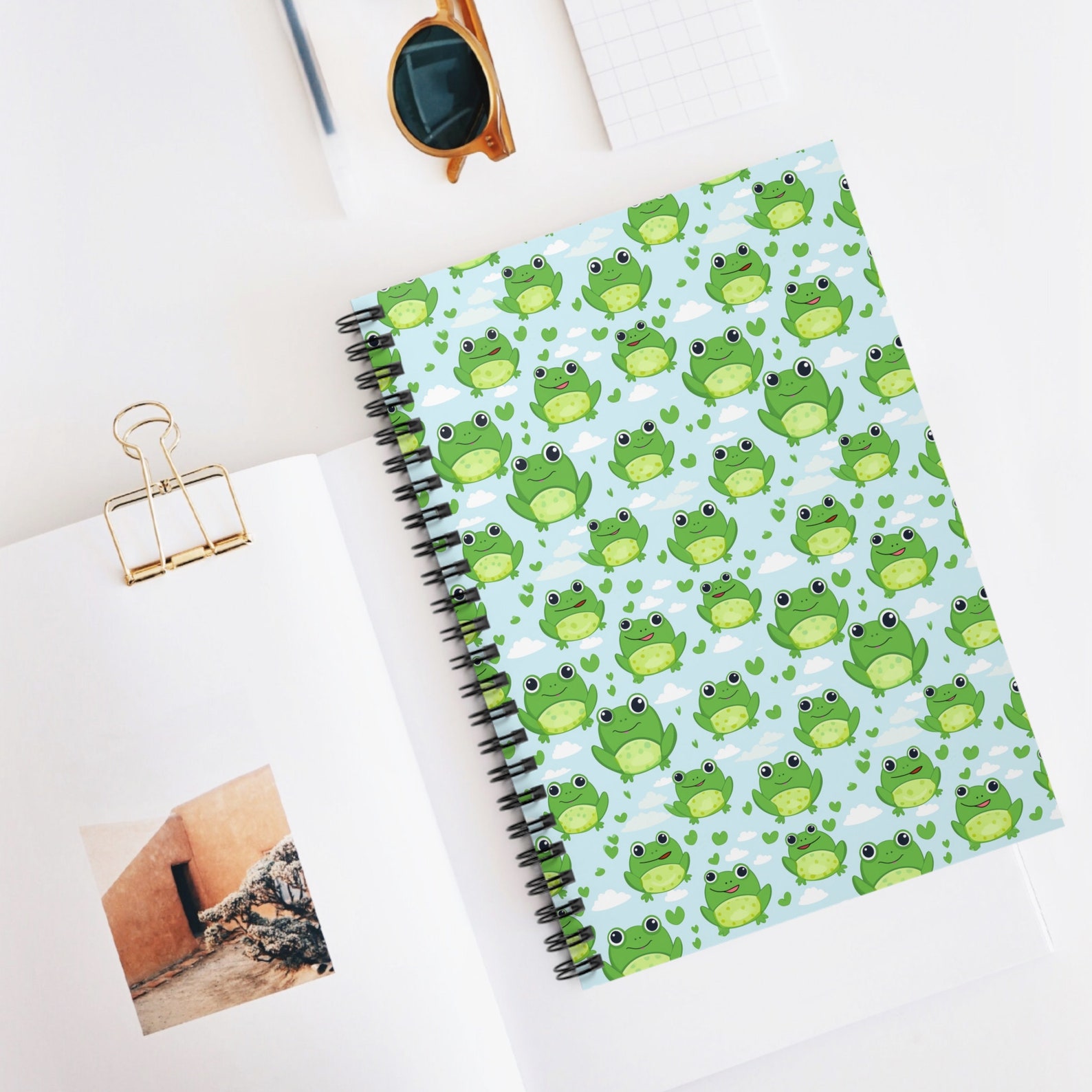 Silly Frogs Spiral Notebook, Amphibians, Gift for Teacher, Fall Term ...