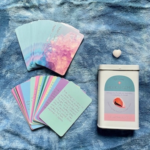 Hidden Gems 59 Introspective Reflective Prompts and Questions for Journaling, Conversation, Growth Mental Health Therapy Oracle Cards