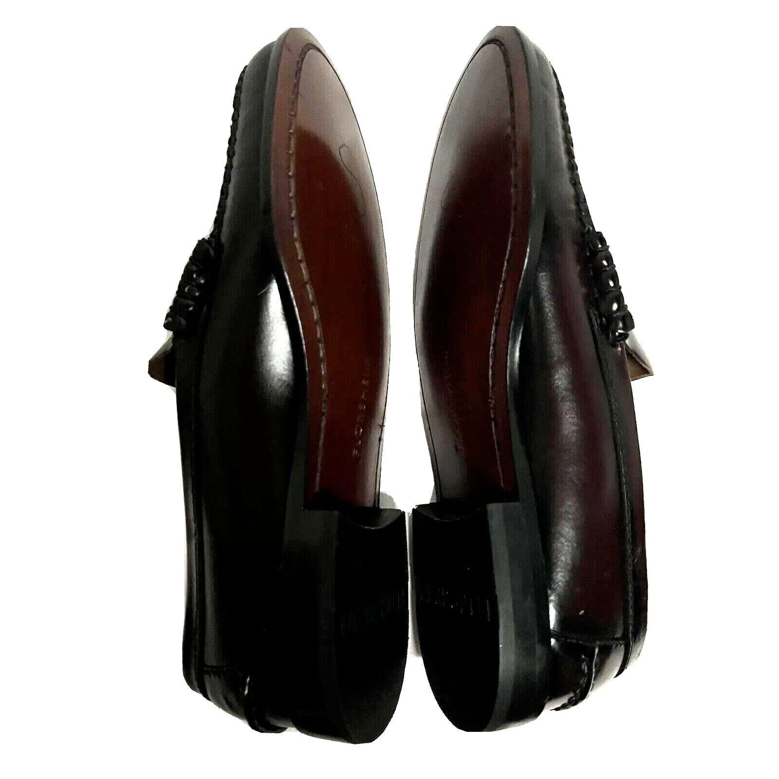Florsheim Burgundy Penny Loafers 9.5 Florsheim Berkley Burgundy Leather Penny Loafers Dress Shoes  main image 4