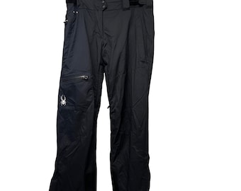 Spyder Sentinel Men's Ski Bib Pants Black Snowboard Stretchy