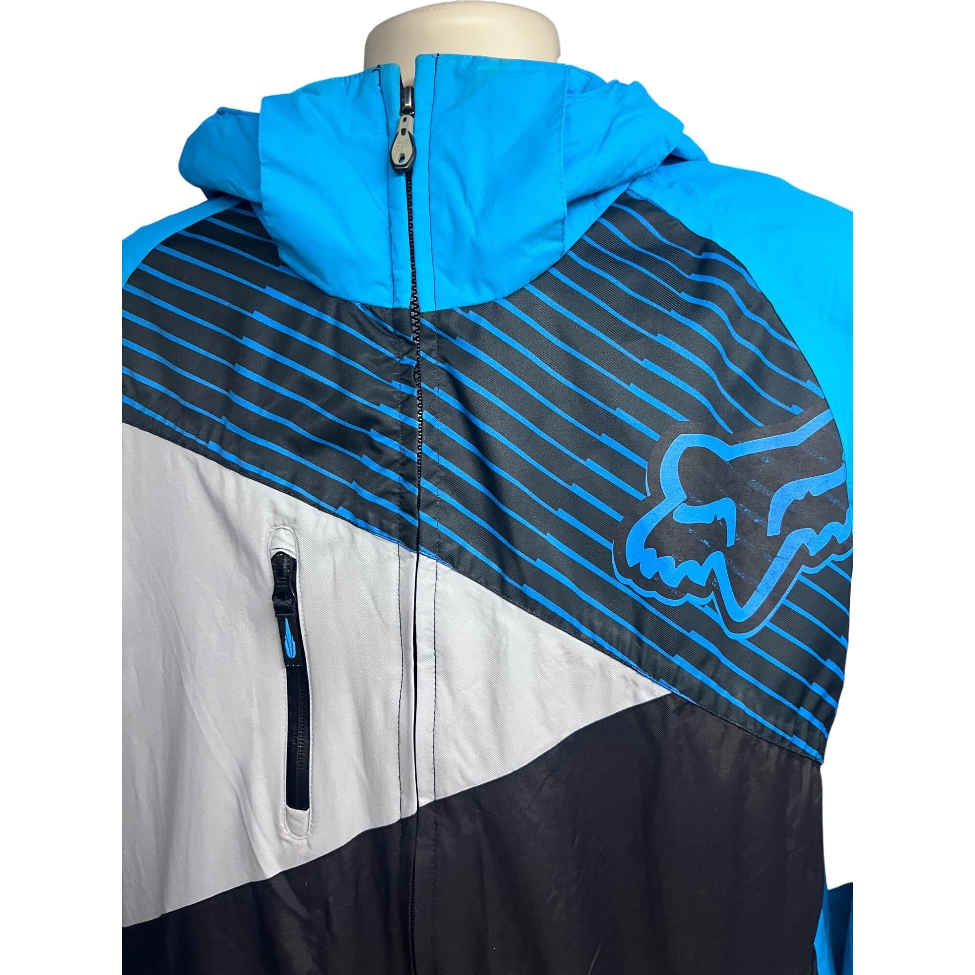 Fox Racing Tech FX 2 Series Snowboard Ski Zip up Hooded Softshell