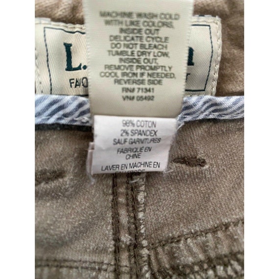 LL BEAN Corduroy Favorite Fit Camel Brown Straigh… - image 7