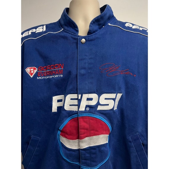 Jeff Gordon Vintage Nascar Pepsi Snap Front Blue … - image 6