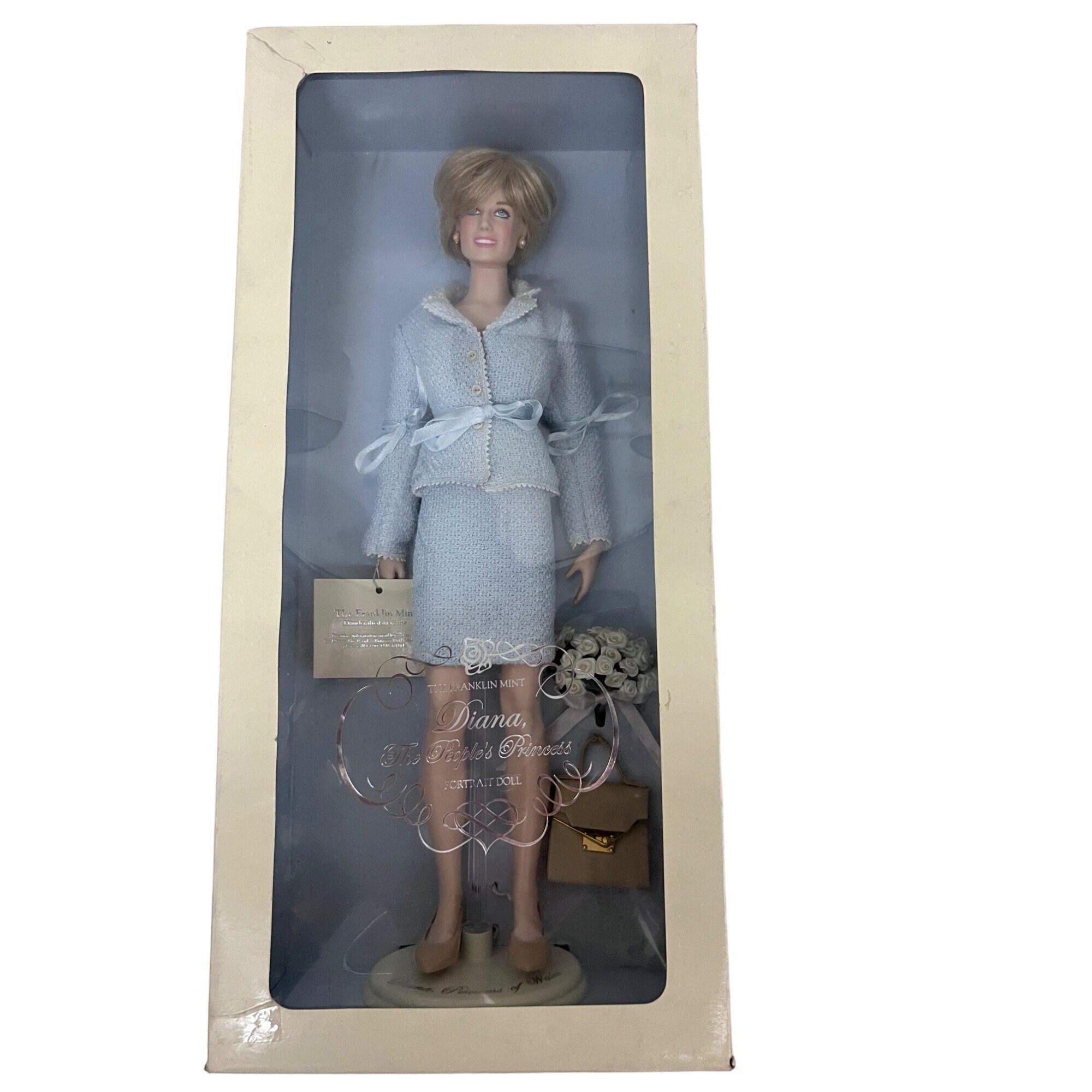 The franklin mint diana the people's princess portrait doll new arrivals